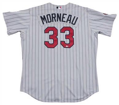 2007 Justin Morneau Game Used Minnesota Twins Road Jersey (MLB Authenticated)